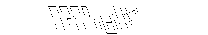 StatenSans CondensedHairlineReverse Instance Font OTHER CHARS