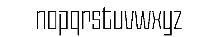 StatenSans CondensedLight Instance Font LOWERCASE