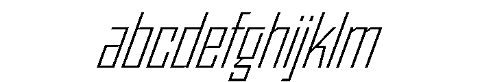 StatenSans CondensedLightOblique Instance FONT