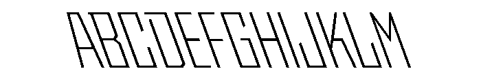 StatenSans CondensedLightReverse Instance Font UPPERCASE