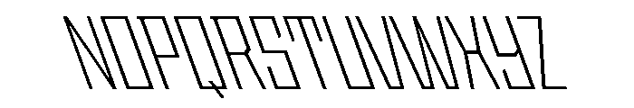 StatenSans CondensedLightReverse Instance Font UPPERCASE