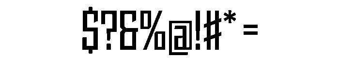 StatenSans CondensedSemibold Instance Font OTHER CHARS