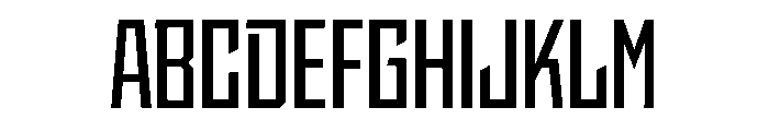 StatenSans CondensedSemibold Instance Font UPPERCASE