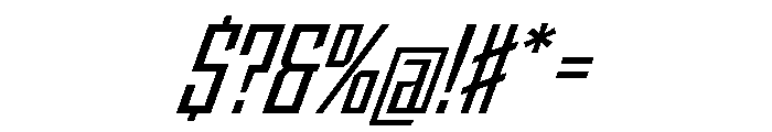 StatenSans CondensedSemiboldOblique Instance Font OTHER CHARS