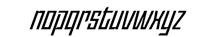 StatenSans CondensedSemiboldOblique Instance Font LOWERCASE