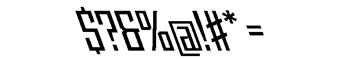 StatenSans CondensedSemiboldReverse Instance Font OTHER CHARS