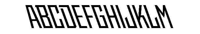 StatenSans CondensedSemiboldReverse Instance Font UPPERCASE