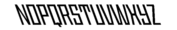 StatenSans CondensedSemiboldReverse Instance Font UPPERCASE