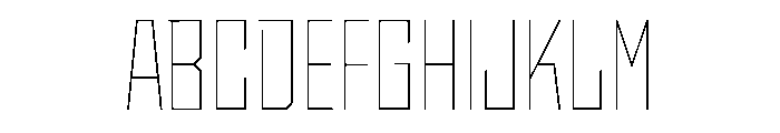 StatenSans CondensedThin Instance Font UPPERCASE