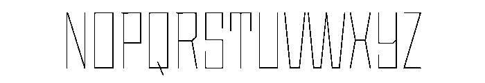 StatenSans CondensedThin Instance Font UPPERCASE