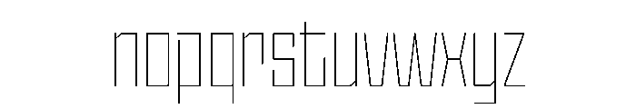 StatenSans CondensedThin Instance Font LOWERCASE