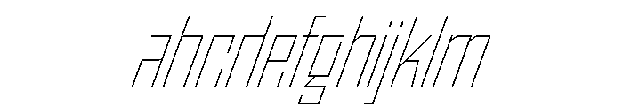 StatenSans CondensedThinOblique Instance FONT
