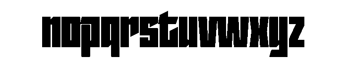 StatenSans CondensedUltra Instance Font LOWERCASE