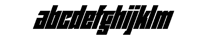 StatenSans CondensedUltraOblique Instance FONT