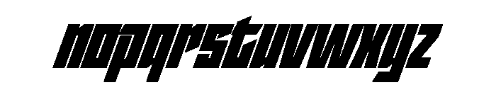 StatenSans CondensedUltraOblique Instance Font LOWERCASE