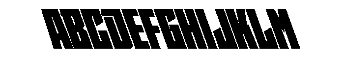 StatenSans CondensedUltraReverse Instance Font UPPERCASE