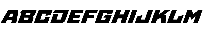 StatenSans ExpandedBlackOblique Instance Font UPPERCASE