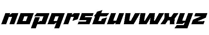 StatenSans ExpandedBlackOblique Instance Font LOWERCASE