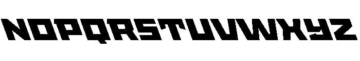 StatenSans ExpandedBlackReverse Instance Font UPPERCASE