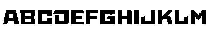 StatenSans ExpandedBold Instance Font UPPERCASE