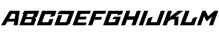 StatenSans ExpandedBoldOblique Instance Font UPPERCASE