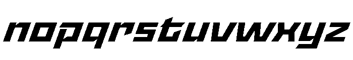 StatenSans ExpandedBoldOblique Instance Font LOWERCASE