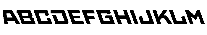 StatenSans ExpandedBoldReverse Instance Font UPPERCASE