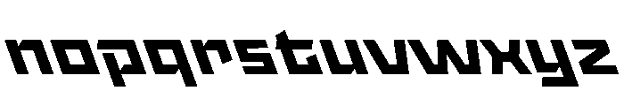 StatenSans ExpandedBoldReverse Instance Font LOWERCASE