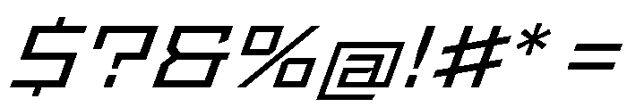 StatenSans ExpandedBookOblique Instance Font OTHER CHARS