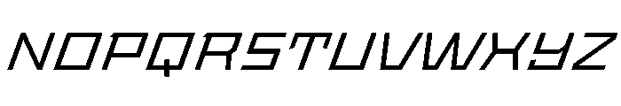 StatenSans ExpandedBookOblique Instance Font UPPERCASE