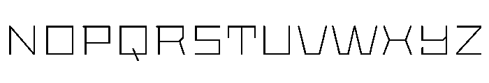 StatenSans ExpandedExtraLight Instance Font UPPERCASE