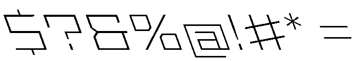 StatenSans ExpandedExtraLightReverse Instance Font OTHER CHARS