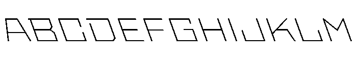 StatenSans ExpandedExtraLightReverse Instance Font UPPERCASE