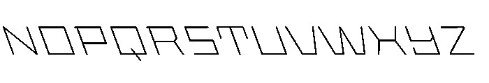 StatenSans ExpandedExtraLightReverse Instance Font UPPERCASE