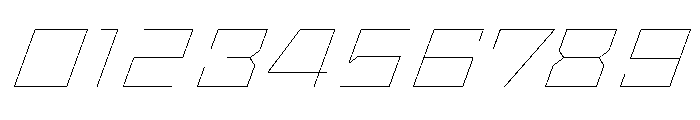 StatenSans ExpandedHairlineOblique Instance Font OTHER CHARS
