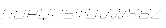 StatenSans ExpandedHairlineOblique Instance Font UPPERCASE