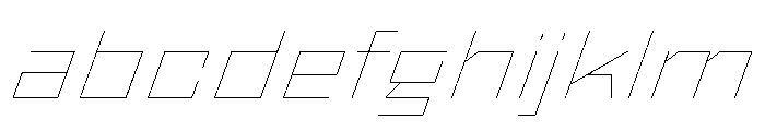 StatenSans ExpandedHairlineOblique Instance FONT
