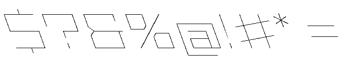 StatenSans ExpandedHairlineReverse Instance Font OTHER CHARS