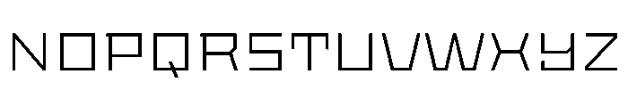 StatenSans ExpandedLight Instance Font UPPERCASE