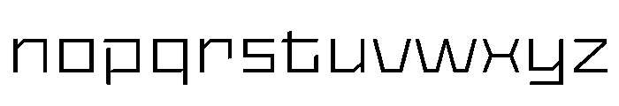 StatenSans ExpandedLight Instance Font LOWERCASE