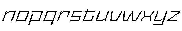 StatenSans ExpandedLightOblique Instance Font LOWERCASE