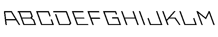 StatenSans ExpandedLightReverse Instance Font UPPERCASE