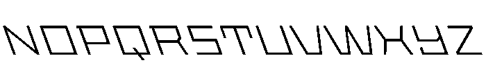 StatenSans ExpandedLightReverse Instance Font UPPERCASE