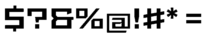 StatenSans ExpandedSemibold Instance Font OTHER CHARS