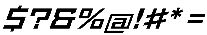 StatenSans ExpandedSemiboldOblique Instance Font OTHER CHARS
