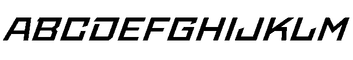 StatenSans ExpandedSemiboldOblique Instance Font UPPERCASE