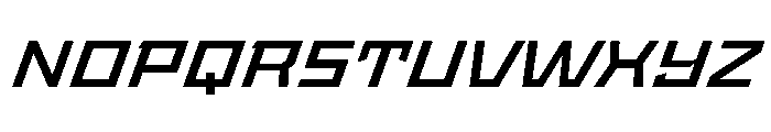 StatenSans ExpandedSemiboldOblique Instance Font UPPERCASE