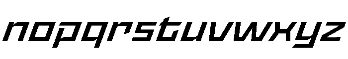 StatenSans ExpandedSemiboldOblique Instance Font LOWERCASE