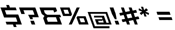 StatenSans ExpandedSemiboldReverse Instance Font OTHER CHARS