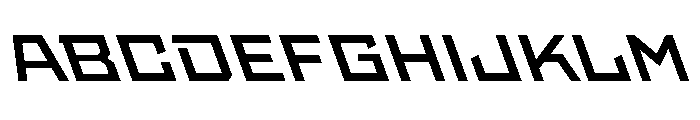 StatenSans ExpandedSemiboldReverse Instance Font UPPERCASE